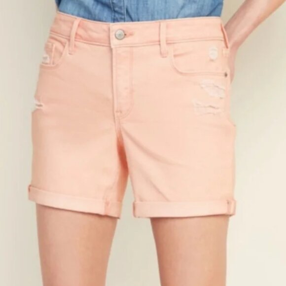 Gap Chino Khaki Shorts & Old Navy Peach Shorts - Set of 2 Size 4 - Picture 3 of 10
